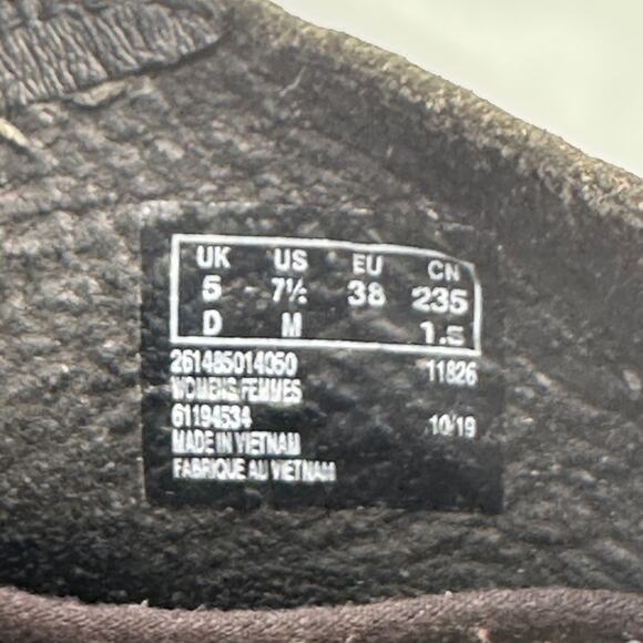 Clarks Women's 7 Trigenic Flex Black Fabric Leather - Picture 5 of 5